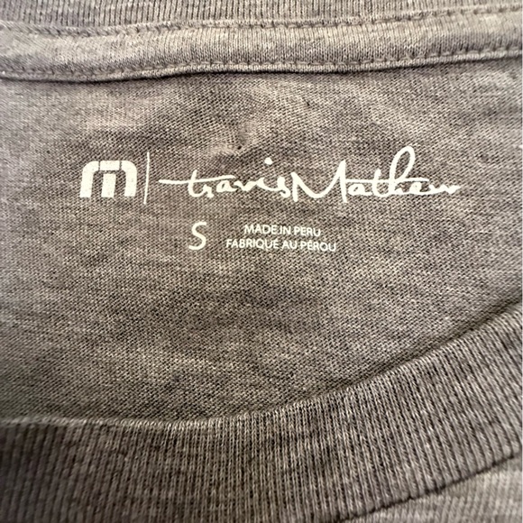 NWT TravisMathew Smooth Sailing Heather Grey Graphic Tee T Shirt Men's Small - Picture 8 of 11